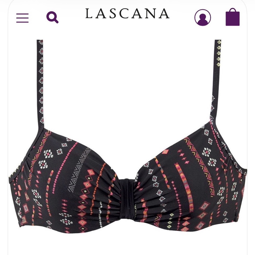Lascana Boho Print Underwire Bikini Top